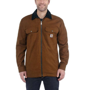 Koszula / Kurtka Carhartt Pawnee Zip Shirt Jac OILED WALNUT