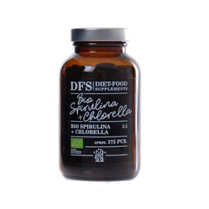 Chlorella + Spirulina Tabletki Bio 150 g Diet Food