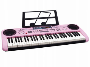 Pianino Organy Keyboard Mikrofon Róż Dj 328-06