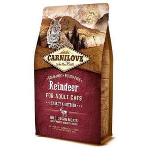 Brit Carnilove Energy & Outdoor Reindeer Renifer Adult Cats Karma Dla Doros