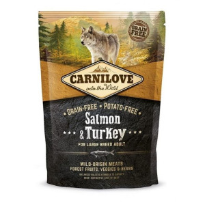 Brit Carnilove Salmon & Turkey Łosoś Indyk Bezzbożowa Large Breed Adult Kar