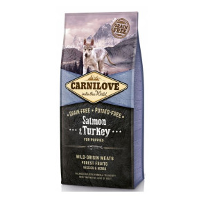 Carnilove Salmon & Turkey Łosoś Indyk Bezzbożowa Puppies 12 kg