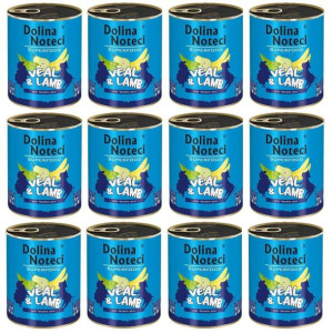 Pakiet Dolina Noteci Superfood Cielęcina i Jagnięcina 12 x 400 g