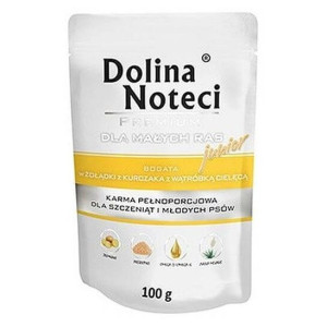 Dolina Noteci Premium Żołądki z Kurczaka z Wątróbką Cielęcą Junior Małe Ras