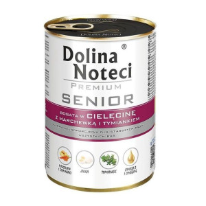 Dolina Noteci Premium z Cielęciną Marchewką i Tymiankiem Senior 400 g
