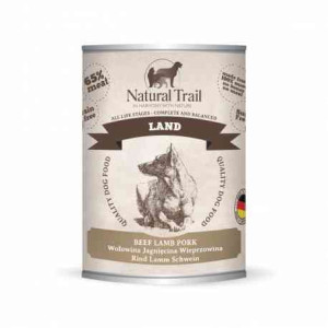 Natural Trail Land z Wołowiną, Jagnięciną i Wieprzowiną Bezzbożowa 800 g