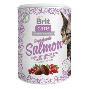 Brit Care Snack Superfruits Salmon Łosoś Róża Żurawina Sterilised Cat Przys