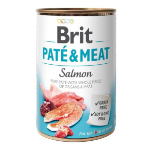 Brit Pate & Meat Salmon Łosoś Mokra Karma Dla Psa 400 g