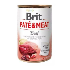 Brit Pate & Meat Beef Wołowina Mokra Karma Dla Psa 800 g