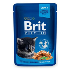 Brit Premium Chicken Chunks Kurczak Kitten 100 g