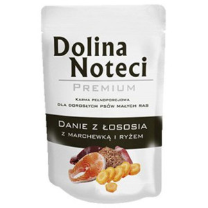 Dolina Noteci Premium Danie z Łososia z Marchewką i Ryżem Małe Rasy 100 g