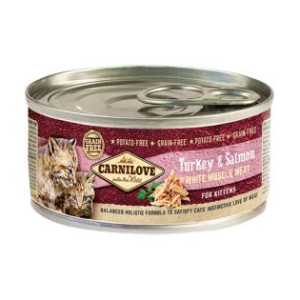 Brit Carnilove Turkey & Salmon Indyk Łosoś Kittens 100 g