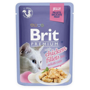 Brit Premium Chicken Jelly Fillets Kurczak Galaretka Mokra Karma Dla Kota 8