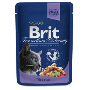 Brit Premium Cod Fish Dorsz Karma Dla Kota 100 g