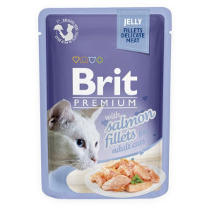 Brit Premium Salmon Jelly Fillets Łosoś Galaretka Mokra Karma Dla Kota 85 g