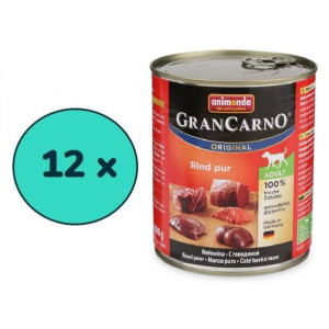Pakiet Animonda GranCarno Original Wołowina 12 x 800 g