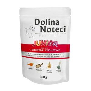 Dolina Noteci Premium Serca Wołowe Junior 300 g