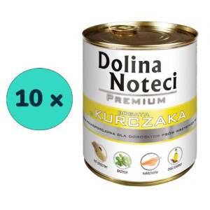 Pakiet Dolina Noteci Premium Bogata w Kurczaka 10 x 800 g