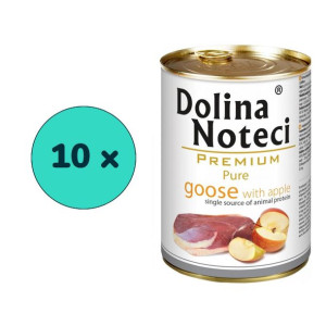 Pakiet Dolina Noteci Premium Pure Gęś z Jabłkiem 10 x 400 g