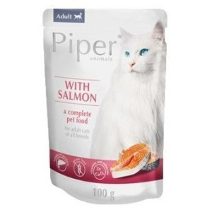Dolina Noteci Piper z Łososiem Kot 100 g