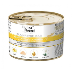Dolina Noteci Premium Żołądki z Kurczaka z Wątróbką Cielęcą Junior Małe Ras