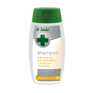 Dr Seidel Szampon Dziegieć i Biosiarka dla Psa 220 ml