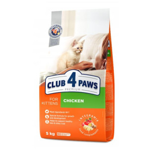 Club 4 Paws z Kurczakiem dla Kociąt 5 kg