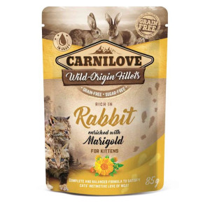 Brit Carnilove Rabbit & Marigold Królik Mniszek 85 g