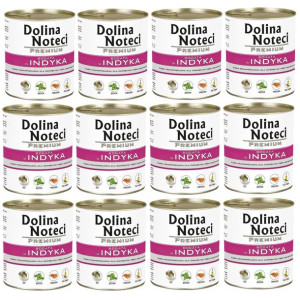 Pakiet Dolina Noteci Premium Bogata w Indyka 12 x 800 g