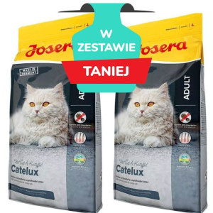 Josera Catelux Kaczka Ziemniaki Skóra Sierść Odkłaczanie 2 x 10 kg