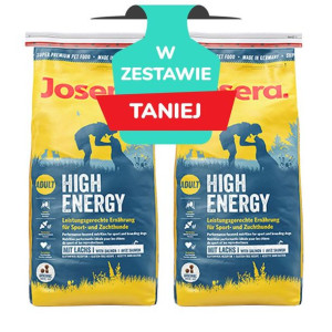 Josera High Energy Łosoś Psy Sportowe Hodowlane 2 x 15 kg