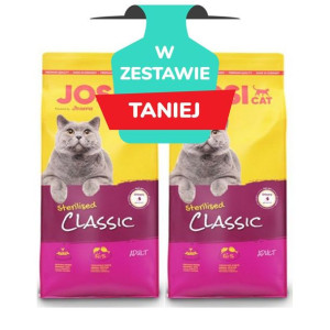Josera Josicat Sterilised Classic Drób Łosoś 2 x 10 kg