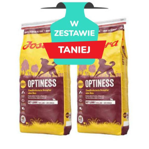 Josera Optiness Średnie i Duże Rasy Jagnięcina 2 x 15 kg