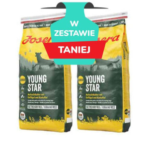 Josera Youngstar Bezzbożowa Szczenięta 2 x 15 kg