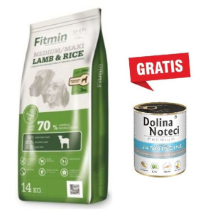 Pakiet Fitmin Medium Maxi Lamb & Rice Jagnięcina 14 kg + Dolina Noteci Prem