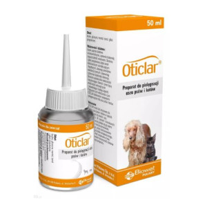 Biowet Oticlar do Pielęgnacji Uszu 50 ml