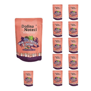 Pakiet Dolina Noteci Superfood Cat Cielęcina, Homar i Krewetki 12 x 85 g