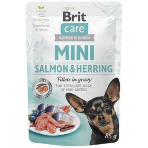 Brit Care Mini Adult Salmon & Herring Sterilised Łosoś i Śledź dla Steryliz