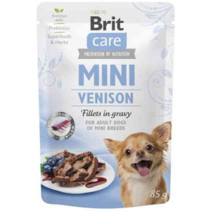 Brit Care Mini Adult Venison Fillets in Gravy Dziczyzna w Sosie Karma Dla P