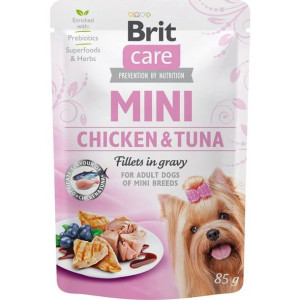 Brit Care Adult Mini Chicken & Tuna Fillets in Gravy Kurczak z Tuńczykiem w