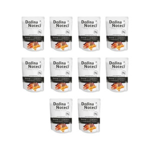 Pakiet Dolina Noteci Premium Danie z Łososia z Marchewką i Ryżem 10x300 g
