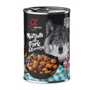 Alpha Spirit Mięsne Klopsiki Z Wieprzowiną I Kminkiem 400 g