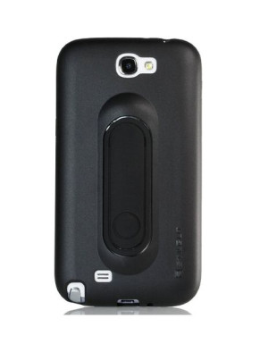 STILGUT EASY STAND Etui + Folia ochronna do Samsung Galaxy Note 2 - BLACK