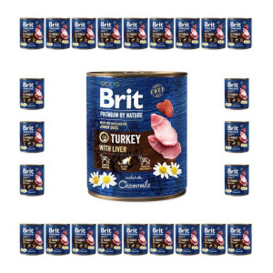 Pakiet Brit Premium By Nature Turkey with Liver Indyk Wątróbka dla Szczenią