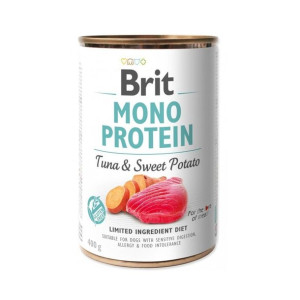 Brit Mono Protein Tuna & Sweet Potato Tuńczyk Batat Mokra Karma Dla Psa 400