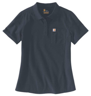 Koszulka Polo Carhartt Short Sleeve Polo Wmn NAVY