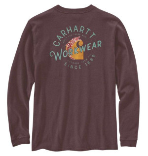 Koszulka Carhartt Workwear Solid T-Shirt DEEP WINE