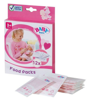 Baby Born Pokarm jedzenie dla lalki 12 saszetek Zapf Creation