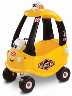 Cozy Taxi żółte jeździk pchacz samochód Little Tikes