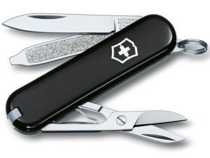 Scyzoryk ratowniczy Victorinox Classic SD czarny - 7 funkcji